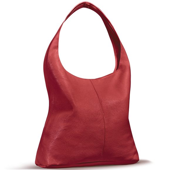 Italian Genuine Leather Hobo Bag With Zier Large Soft Slouchy :> - Picture 1 of 8